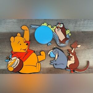 Vintage Winnie the Pooh wood cut outs.